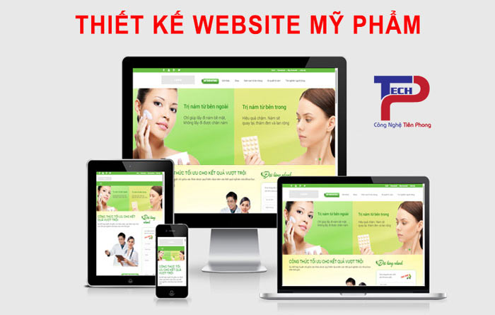 Thiết kế website bán mỹ phẩm chuyên nghiệp