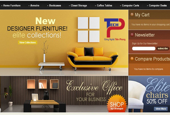 Thiết kế website bán đồ gỗ mỹ nghệ đẹp tinh tế