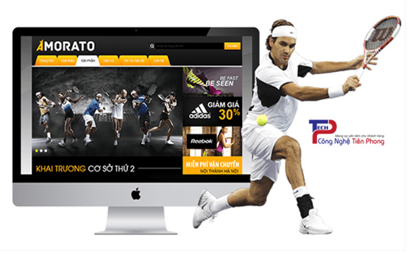 Thiết kế website bán đồ thể thao chuyên nghiệp