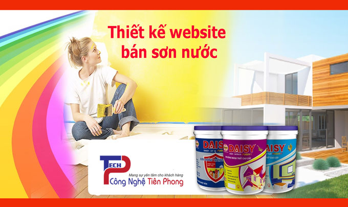 Thiết kế website bán sơn đẹp theo yêu cầu chuyên nghiệp