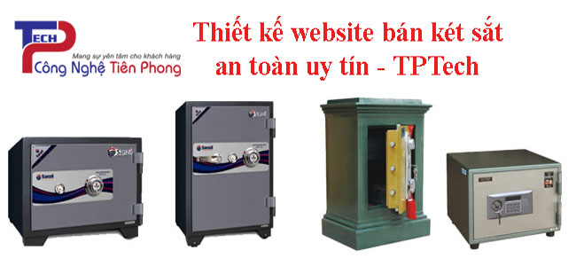 Thiết kế website bán két sắt an toàn uy tín