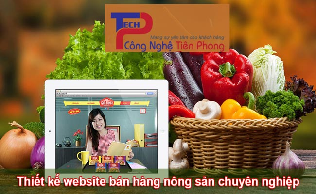 Thiết kế website bán nông sản sạch nông nghiệp