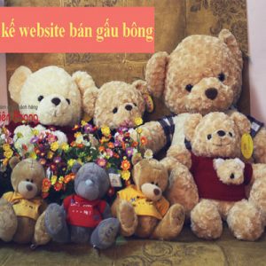 Thiết Kế Website Bán Gấu Bông Chuyên Nghiệp Chuẩn SEO