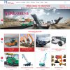 Mẫu website máy xây dựng TP14