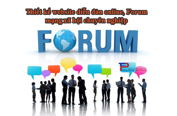 Thiết kế website diễn đàn forum mạng xã hội Online