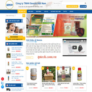 Mẫu Website Dịch Vụ Diệt Mối Côn Trùng Chuột TP30