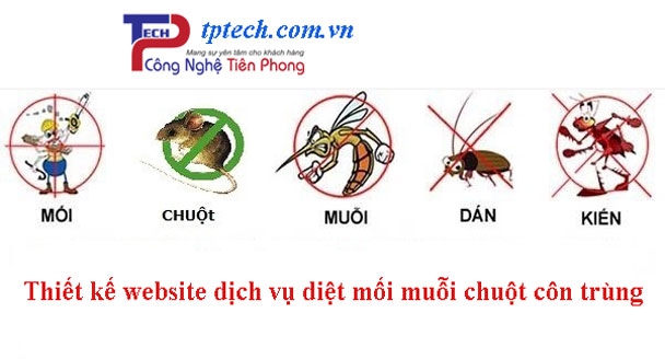 Thiết kế website dịch vụ diệt mối côn trùng chuột gián rệp chuẩn seo