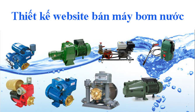 Thiết kế website bán máy bơm nước