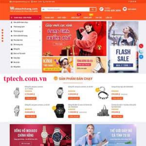 Mẫu Website Cửa Hàng Quần áo Thời Trang TP37